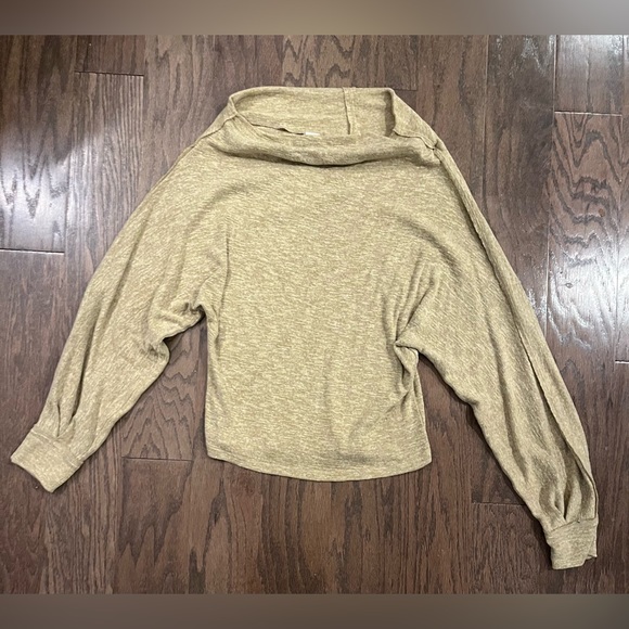 Freepeople Asymmetrical Cowl Neck Line Top - Picture 3 of 3